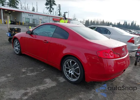 2007 Infiniti G35 z USA, uszkodzony, nr VIN JNKCV54E67M905491